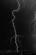 Lightning can damage sensitive electronic equipment. 